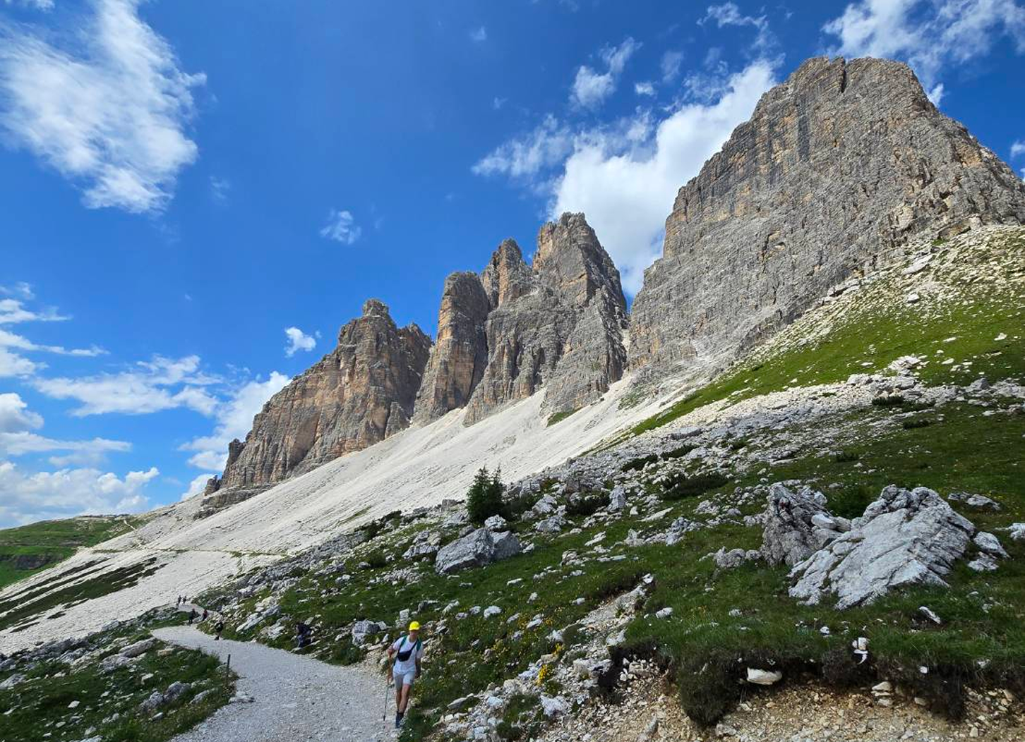 เดินเขาที่อิตาลี บนยอดเขา Tre Cime